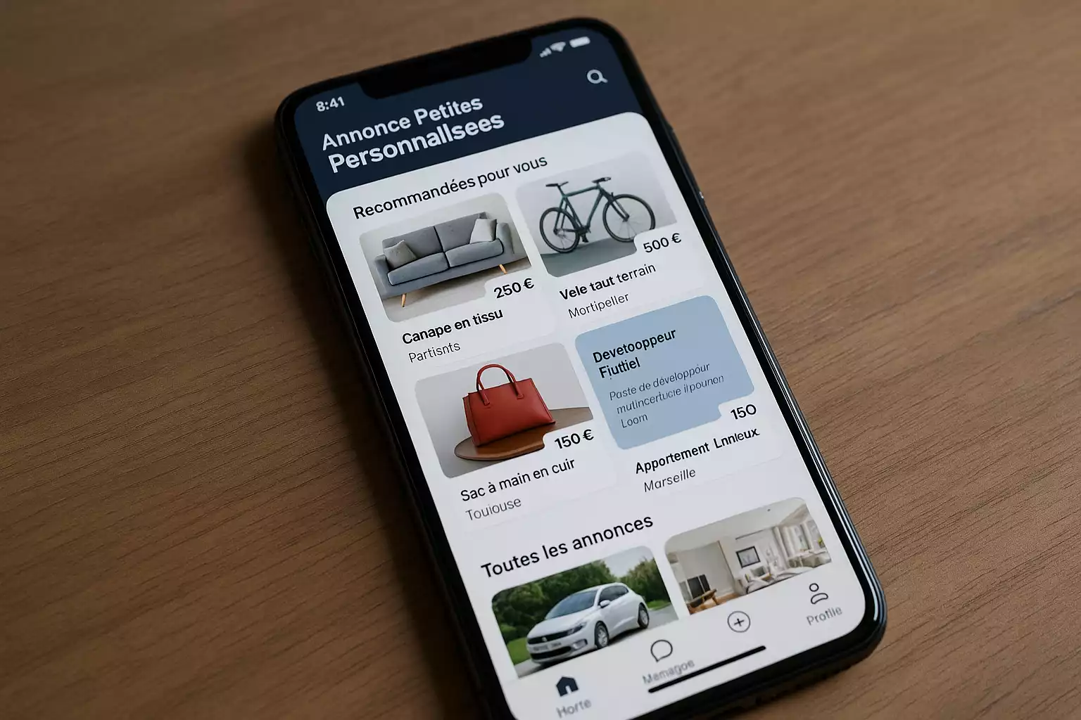 Application de Petites Annonces avec Recommandations Personnalisées