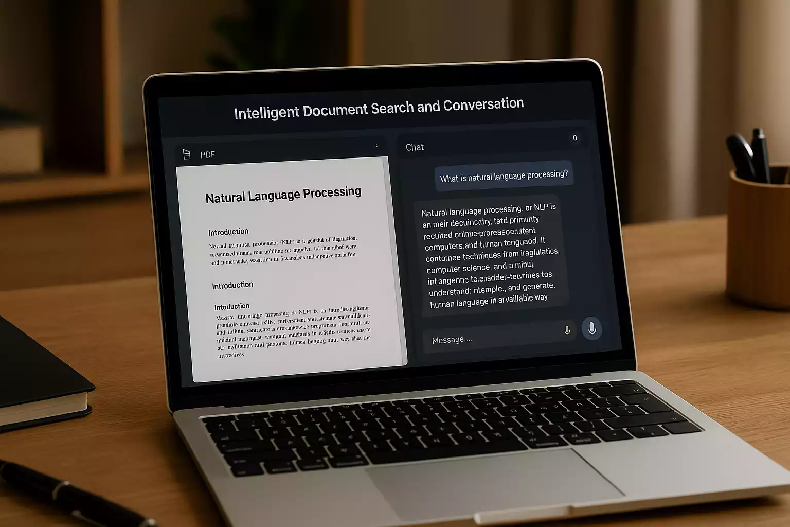 Assistant Intelligent de Recherche et Conversation dans des PDFs