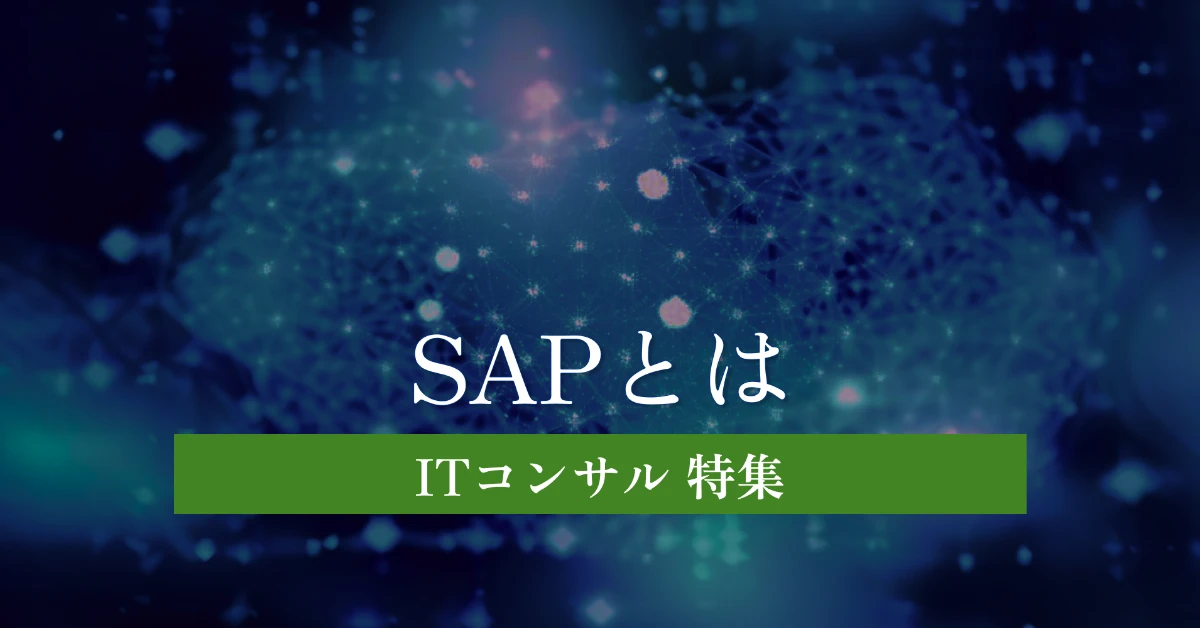 SAPとは どこよりも丁寧な徹底解説