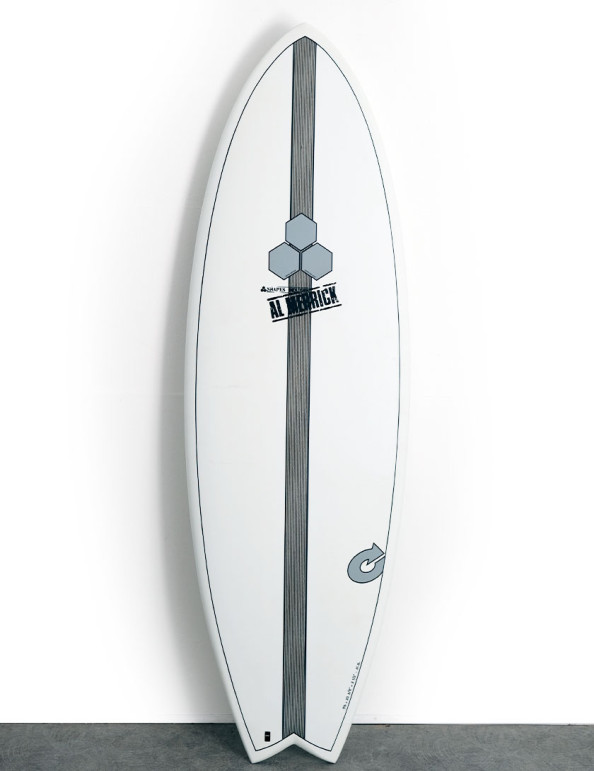 Torq x Channel Islands X-Lite Pod Mod surfboard 6ft 2 - White + Pinline Torq x Channel Islands X-Lite Pod Mod surfboard 6ft 2 - White + Pinline