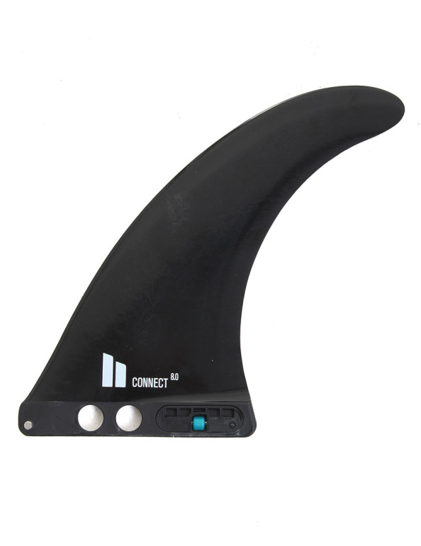 FCS II Connect GF 8.0 Longboard Fin - Black main product photo
