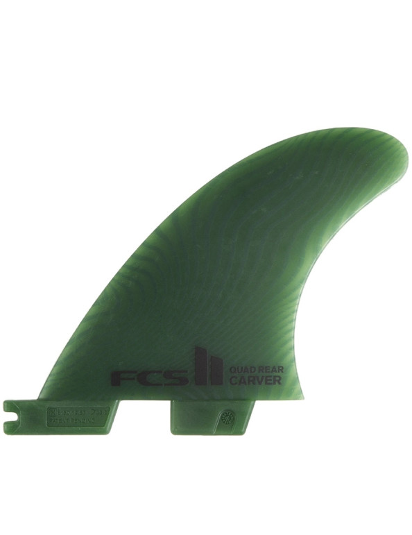 FCS II Carver Neo Glass Eco Quad Rear Fins Medium - Sage main product photo