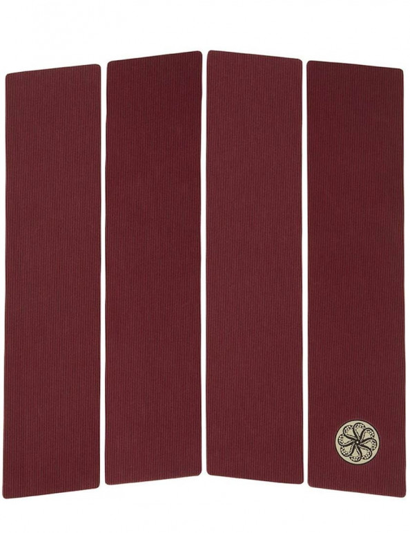 Octopus Front Deck 4 Piece Surfboard Traction Pad - Burgundy Octopus Front Deck 4 Piece Surfboard Traction Pad - Burgundy