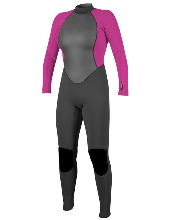 O'Neill Ladies Reactor II 3/2mm wetsuit - Black/Berry O'Neill Ladies Reactor II 3/2mm wetsuit - Black/Berry