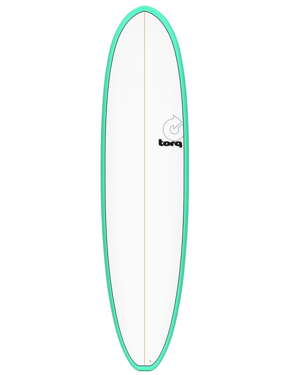 Torq Mod Fun V+ Surfboard 8ft 2 - Seagreen + Pinline Torq Mod Fun V+ Surfboard 8ft 2 - Seagreen + Pinline