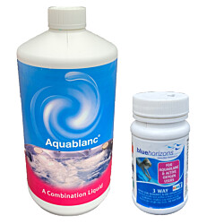 Aquablanc Liquid 1 Litre + 50 Test Strips