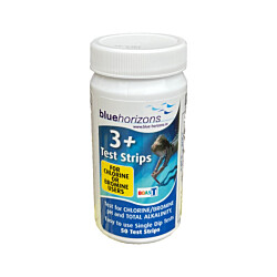 Blue Horizons 3 + Test strips Chlorine Bromine Hot Tubs Swimming Pools