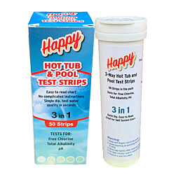 happy hot tubs chlorine test strips