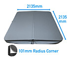 2.135 Metre (84'') Square Hot Tub Cover (Grey)