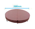 2.08 Metre (81.89'') Round Hot Tub Cover (Brown)