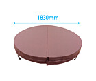 1.83 Metre (72'') Round Hot Tub Cover (Brown)