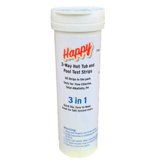 happy hot tubs chlorine test strips