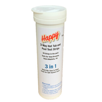 happy hot tubs bromine test strips