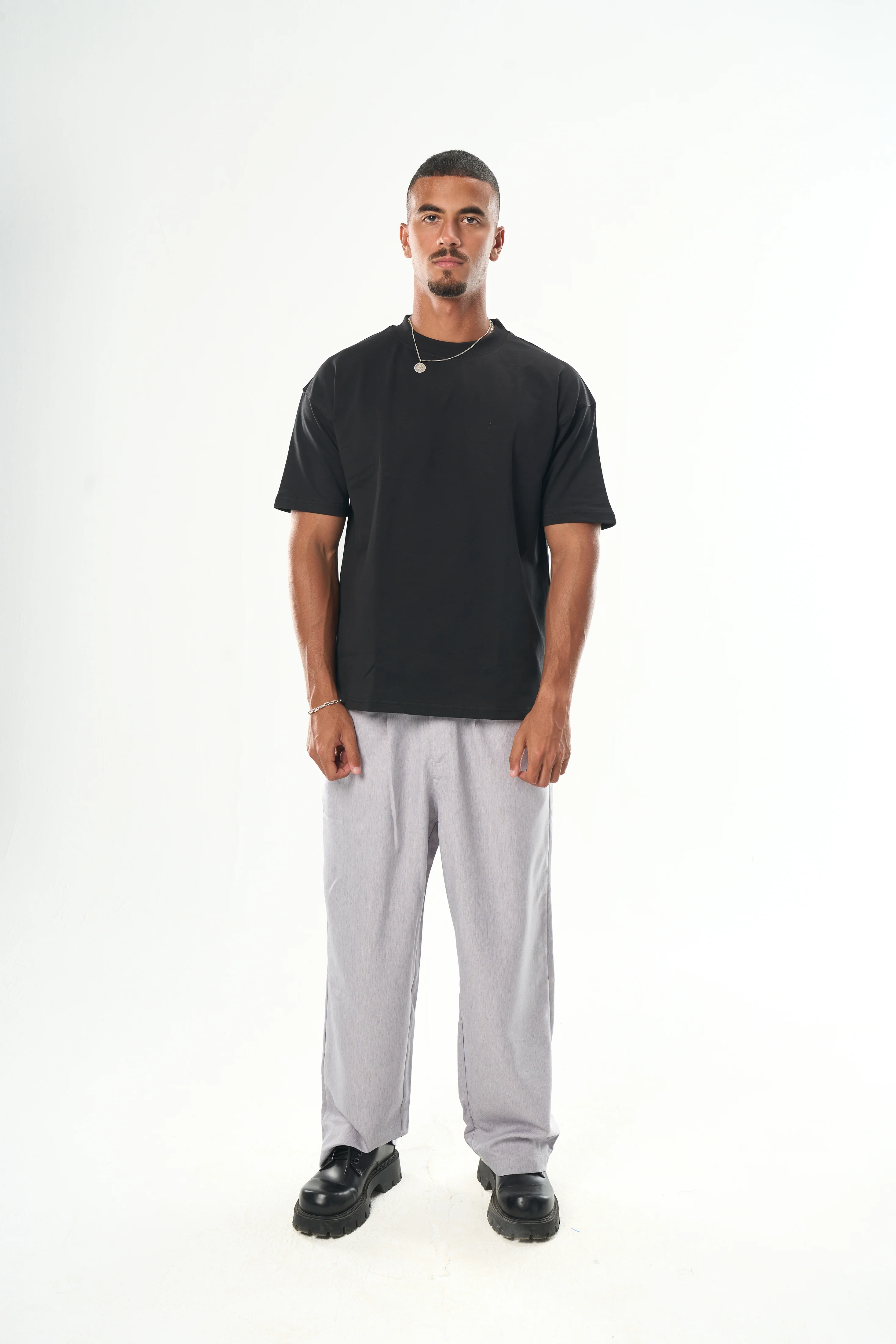 Men Light Grey Tailor Pants