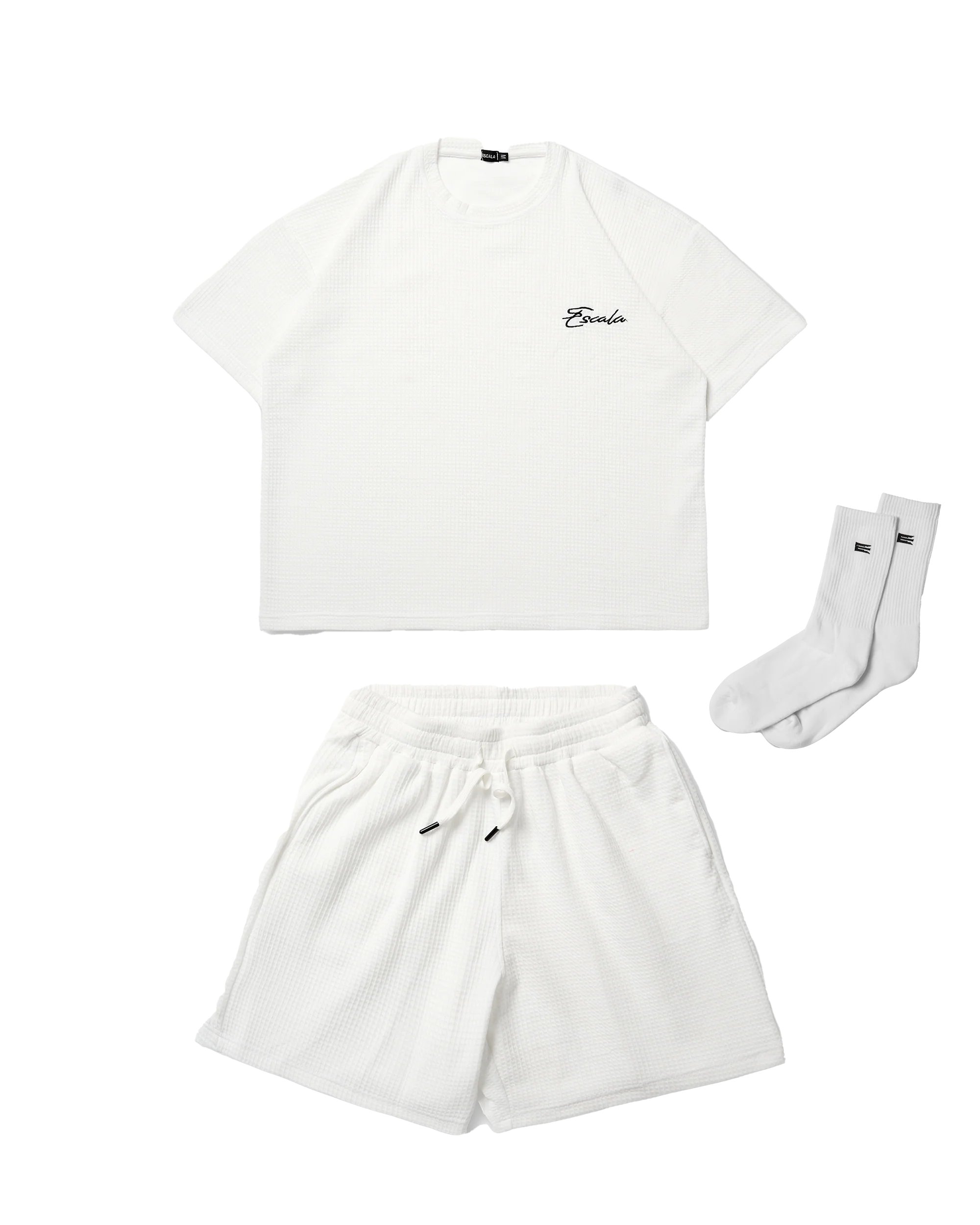 White Waffle Set
