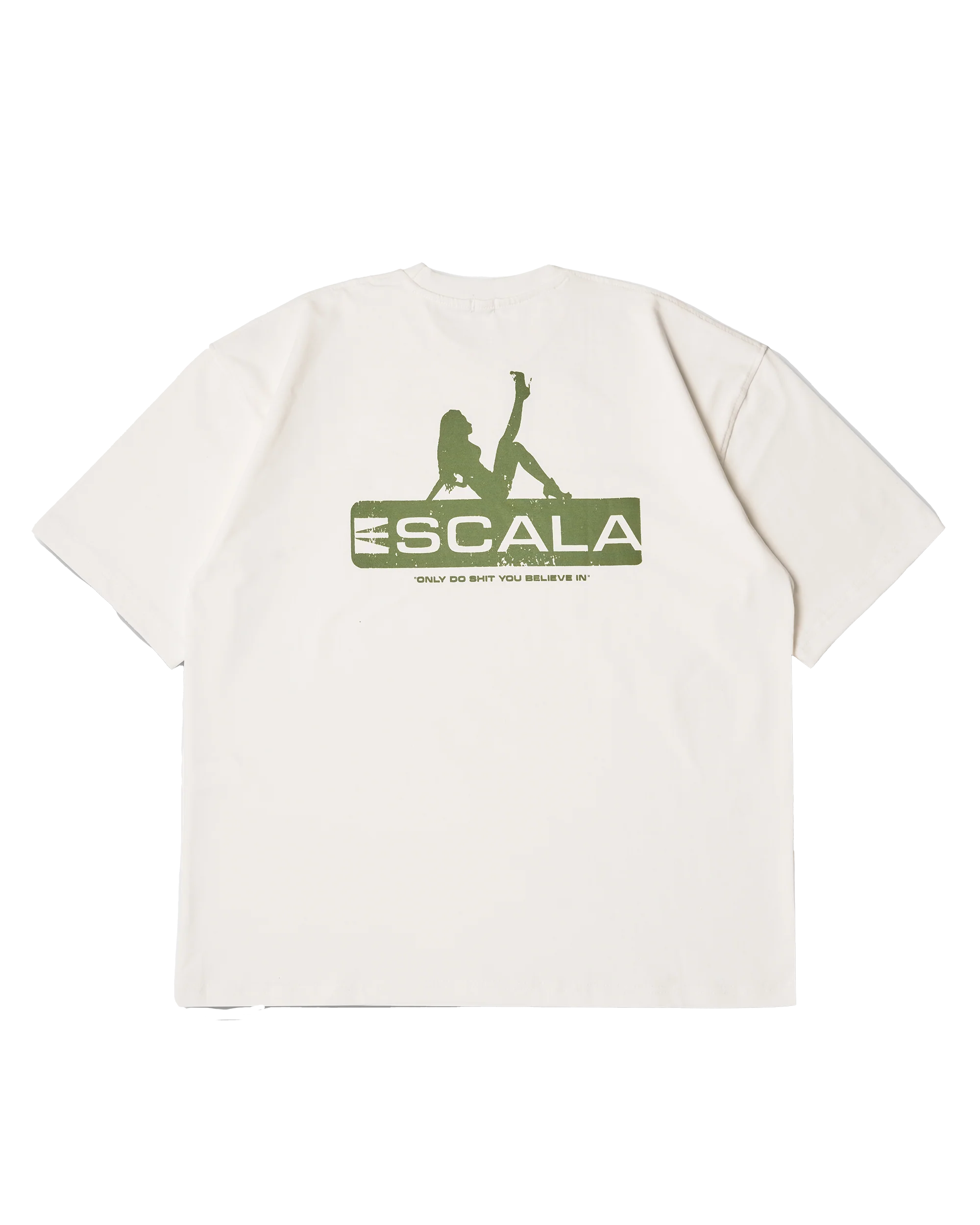 White Believe Tee