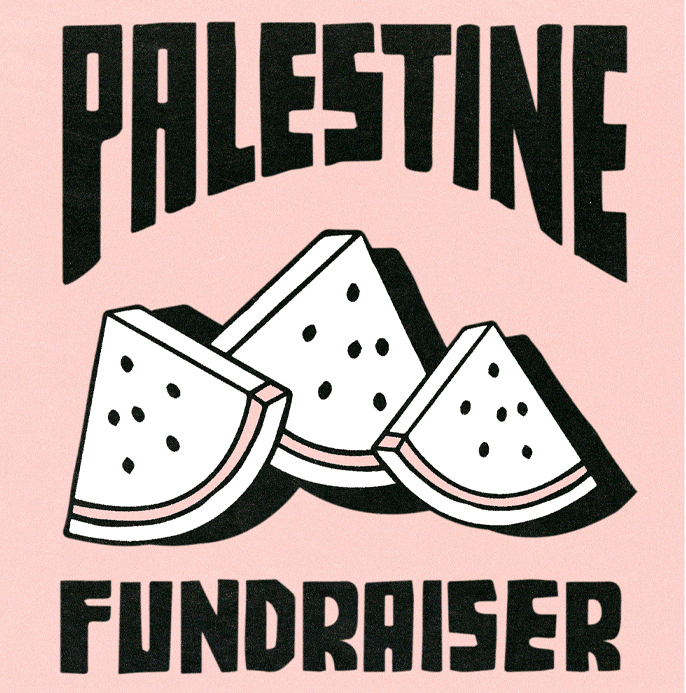 Outside palestine fundraiser square