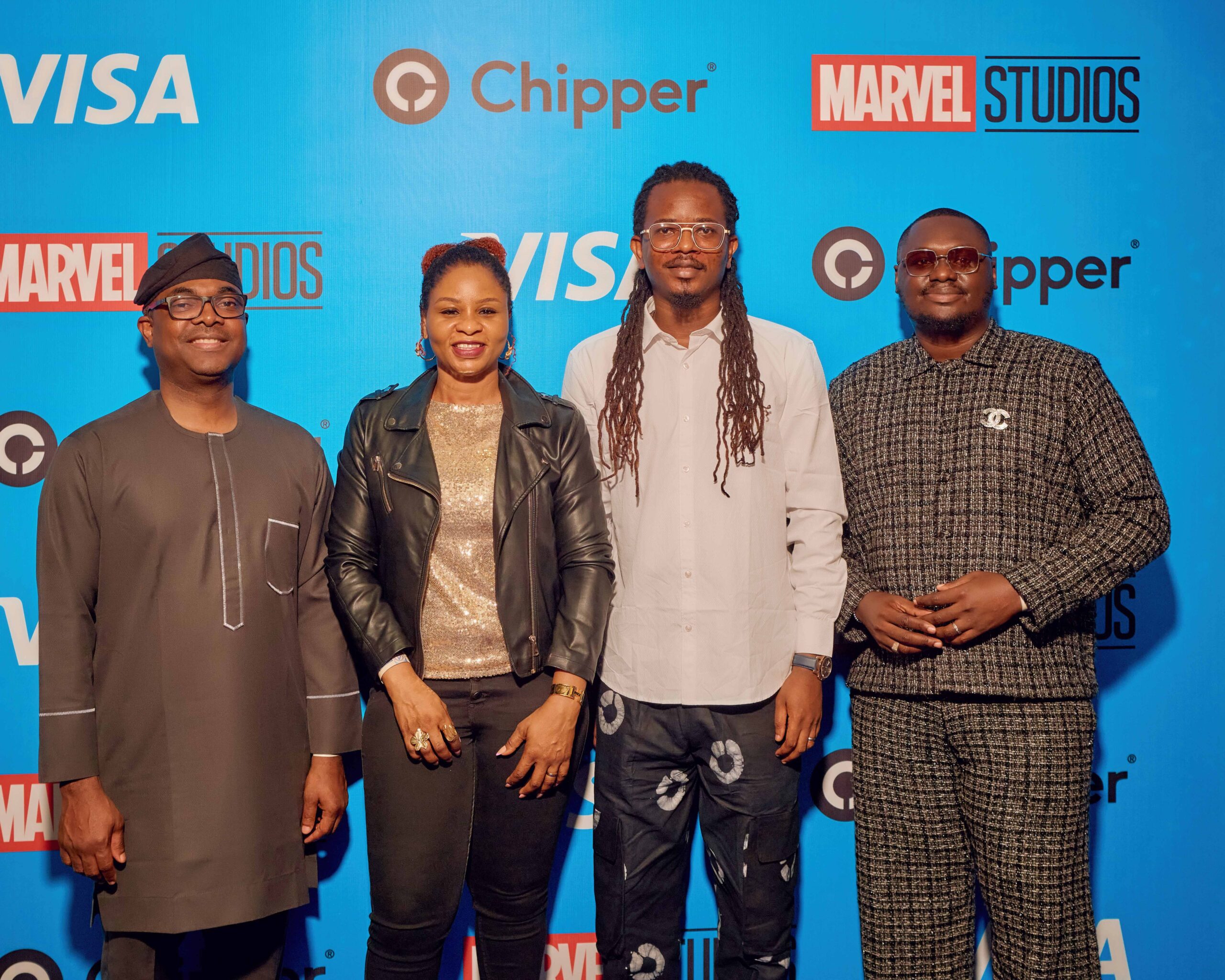 Visa and Chipper Cash Roll Out the Blue Carpet for Fantastic Four Premiere in Lagos