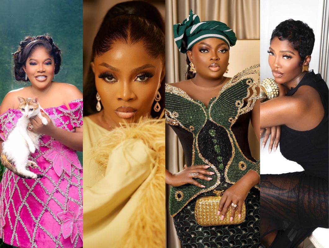 Tiwa Savage, Funke Akindele, other stars defend Toke Makinwa against ‘fake bump’ comments