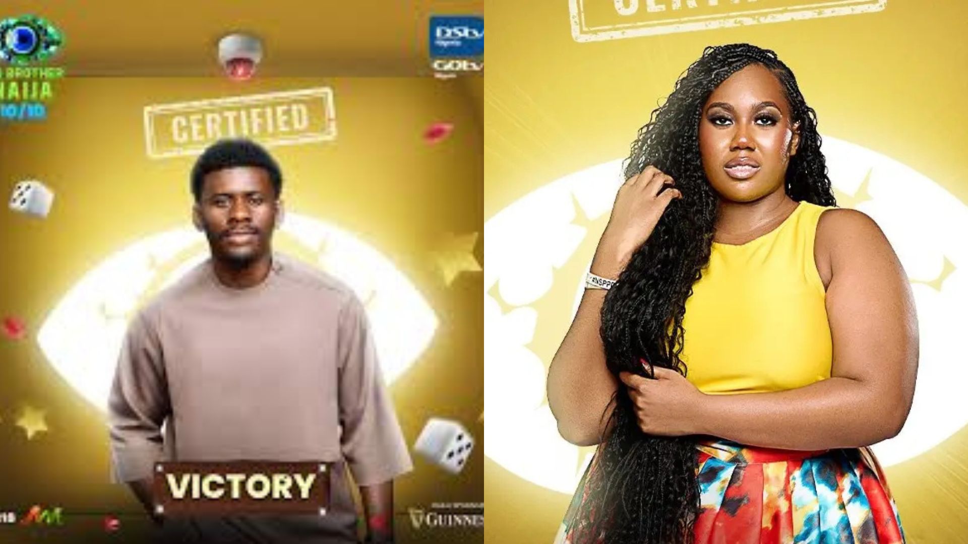 Victory, Gigi Jasmine evicted from BBNaija S10 show