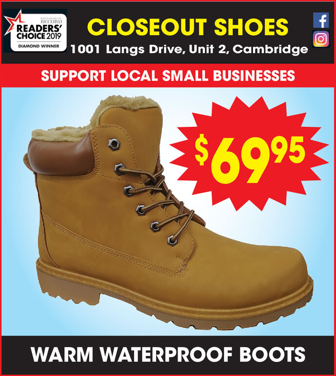 FRIDAY, DECEMBER 11, 2020 Ad - Closeout Shoes - Kitchener ...