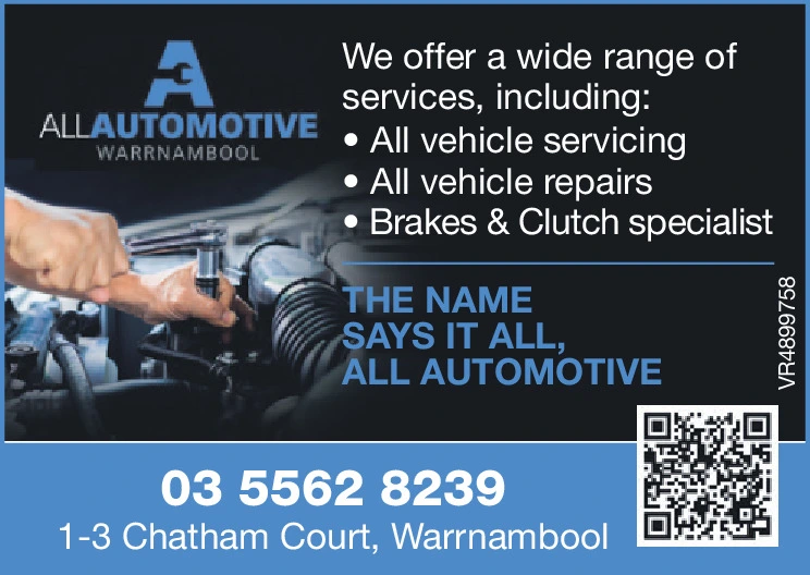 FRIDAY, AUGUST 7, 2026 Ad - ALL AUTOMOTIVE WARRNAMBOOL - The Standard