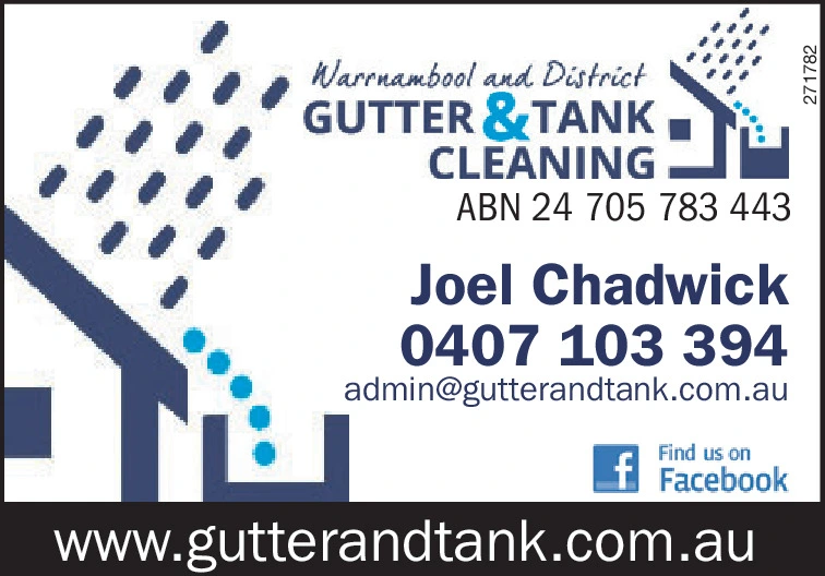 FRIDAY, AUGUST 7, 2026 Ad - Warrnambool & District Gutter & Tank Cleaning - The Standard