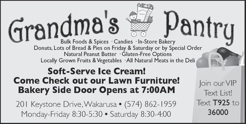 THURSDAY, SEPTEMBER 13, 2018 Ad - Grandma's Pantry - Pilot-News