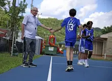 Kennedy Park basketball court being named for longtime Sharpsburg advocate Greg Domian