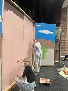 Sewickley Academy students build set, prepare for March musical