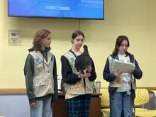 Girl Scout trio raises chickens for West View Urban Farm to help address food insecurity