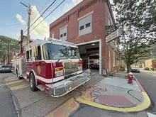 Millvale Volunteer Fire Department shows off new rescue engine