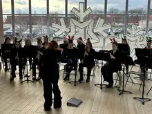 Holiday performances, gingerbread house display keep things festive at The Block Northway