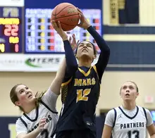 Mars girls basketball notches convincing win vs. Franklin Regional