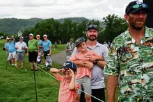 Better than a tie: Dads celebrate Father's Day at U.S. Open