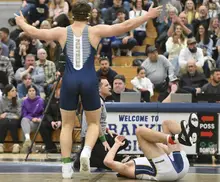 Franklin Regional heavyweight John Montgomery having successful offseason