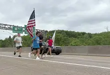 Western Pa. law enforcement officers participate in 150-mile run for Special Olympics