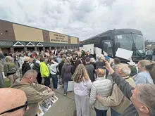 Penn-Trafford hockey team gets championship send-off from classmates, family