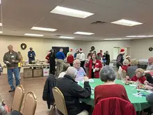 Holy Family Parish serves Christmas Day meals to community members