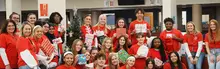 Members of Gateway High School’s Leader Academy choose the gift of giving