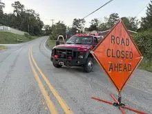 Fuel spill causes closure of Butler Logan Road in Frazer