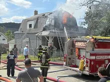 Recently vacated Arnold house destroyed by fire