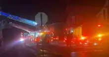 Crews battle blaze at Wilkinsburg home