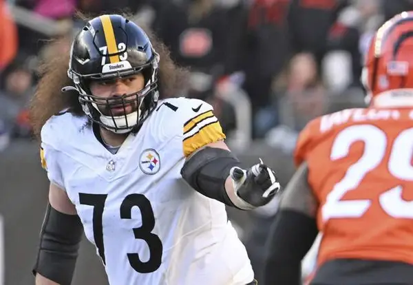 Starting LG Isaac Seumalo in uniform for Steelers, but CB Asante Samuel Jr. is not