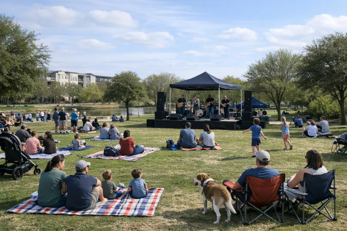 Rock the Park returns April 10 with free live music at Girard Kinney Park in Mueller