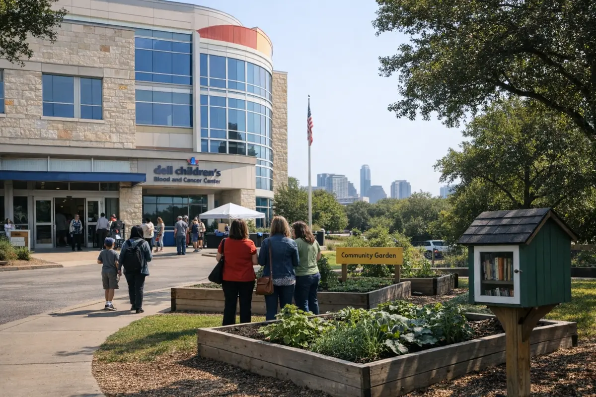 Dell Children’s Blood and Cancer Center opens embedded food pantry with Central Texas Food Bank