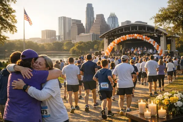 Austin Lace-Up Moment: Race to Cure Sarcoma brings the city together at Lake Park Amphitheatre