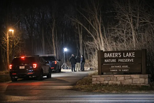 Authorities investigate unidentified human skeletal remains found at Baker’s Lake Nature Preserve in Barrington