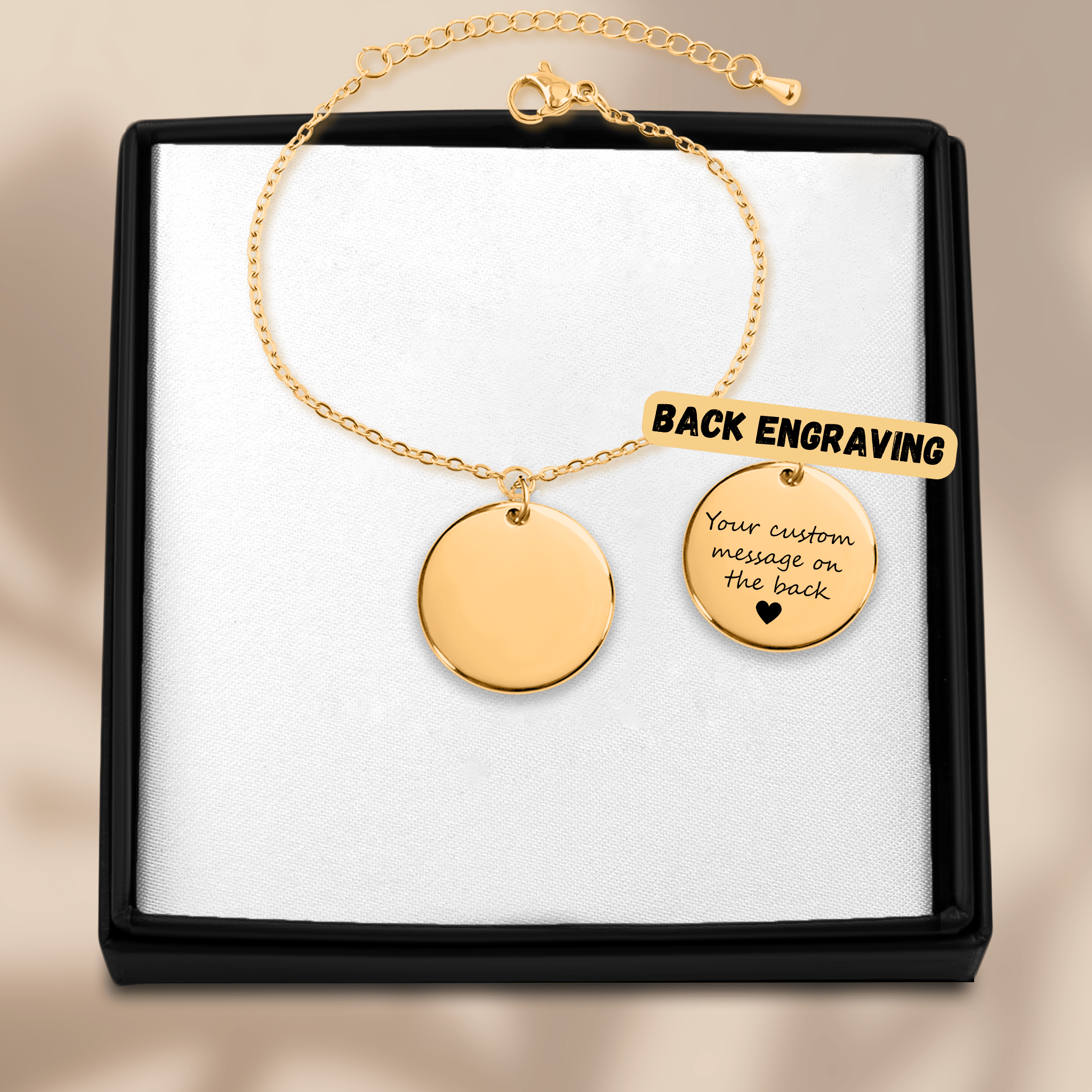 Coin Bracelet - print on demand bracelet