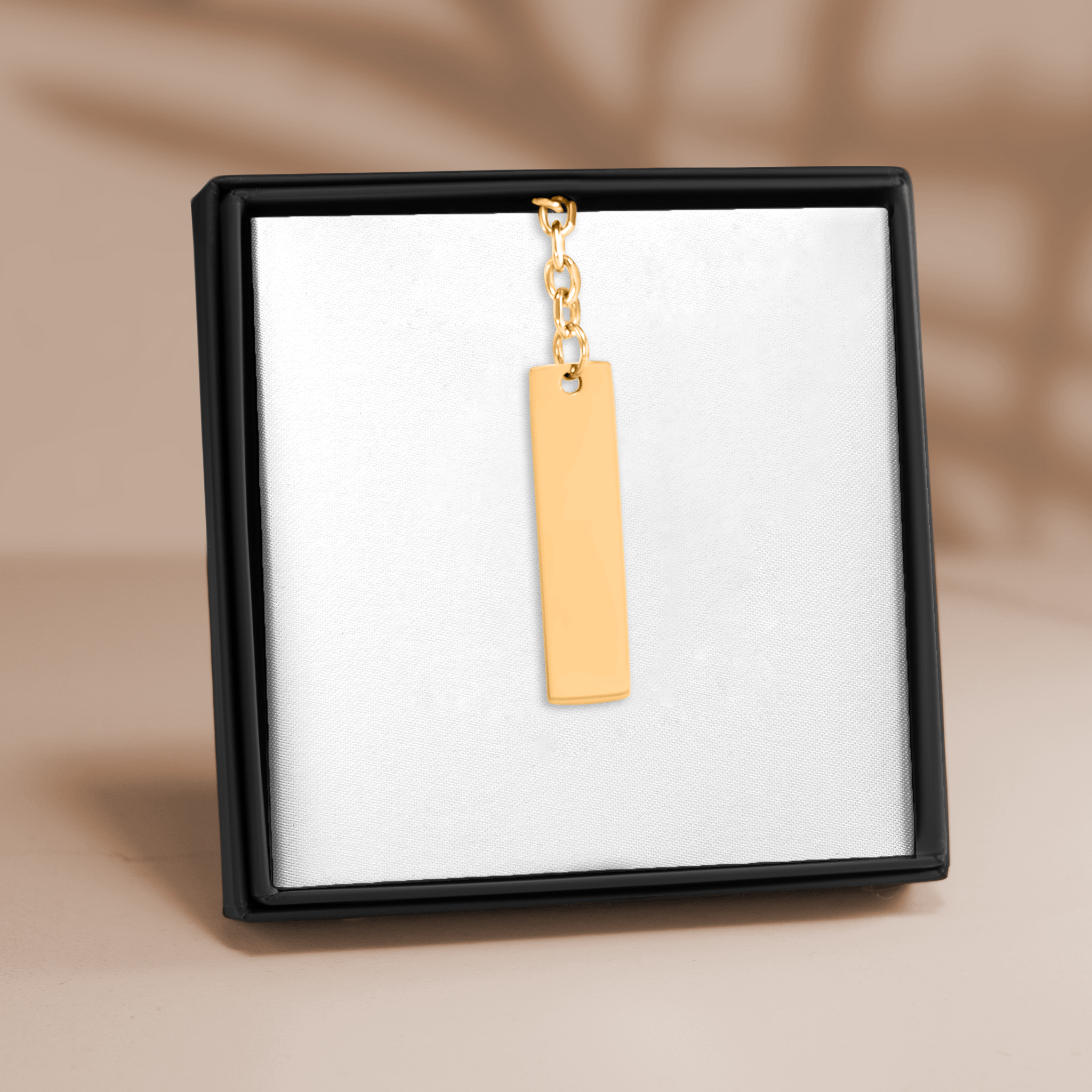 Vertical Bar Keychain - print on demand keychain